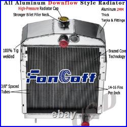 3 Row Aluminum Radiator For Farmall International M MD Super MAT 351798R92