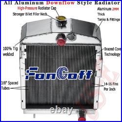 3 Row Radiator For Farmall International Harvester M MD Super M W6 352629R92