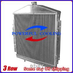 3-Row Radiator fit Farmall IH A Super A B BN Pressurized Only 58124DBX 358105R91