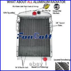 3 Rows Radiator For Farmall International Harvester M/MD Super M #351798R92 US