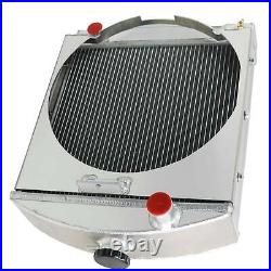 4 Row Aluminum Radiator For Case IH Models B275 B414 276 434 3041405R91 Tractor