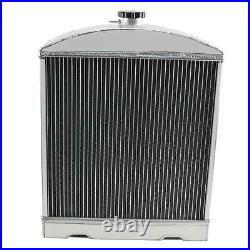 4 Row Aluminum Radiator For Case IH Models B275 B414 276 434 3041405R91 Tractor