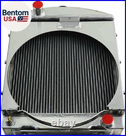 4 Row Aluminum Tractor Radiator Compatible with Case Case-Ih International Harve