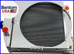 4 Row Aluminum Tractor Radiator Compatible with Case Case-Ih International Harve