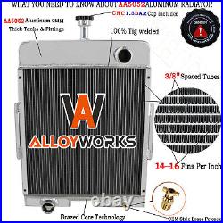 4 Row Radiator For Case International Harvester 2656 2706 2756 656 706 378713R92