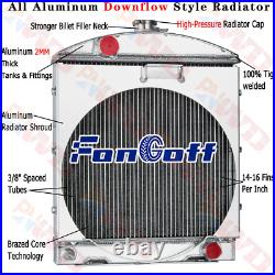 4 Row Radiator For Case International Harvester 276 434 B275 B414 3041405R91