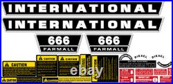 666 Farmall International Harvester Decal Set