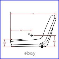 6 Bolt Pattern Tractor Seat for Case / International Harvester