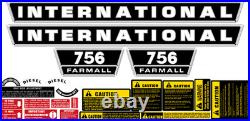 756 Farmall International Harvester Decal Set