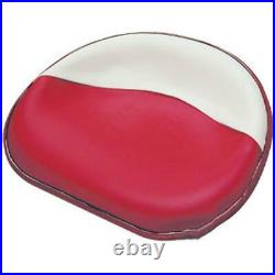 AMIHHMS Seat Red and White Vinyl fits International Farmall H M Tractors
