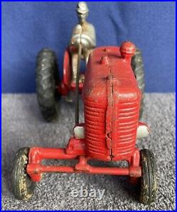 ARCADE Cast Iron FARMALL A Cultivision Orchard Toy Tractor Nice Condition