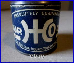 Antique Ihc International Harvester Oiler Can- Blue Label-farm Tractor- Rare