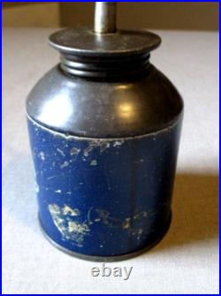 Antique Ihc International Harvester Oiler Can- Blue Label-farm Tractor- Rare