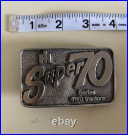 Belt Buckle IH International Harvester Super 70 Series 4WD Tractor Belt Buckle