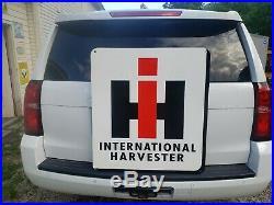 Big Dealer Internatonal Harvester IH Double Sided Sign Barn Gas Oil Farm Tractor
