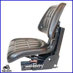 Black International Harvester 784 785 885 Triback Style Tractor Suspension Seat