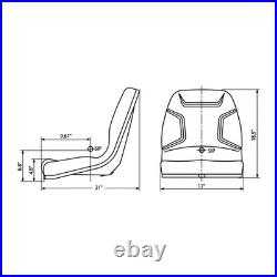 Black Seat Fits Case/International Harvester Tractor 885 1120 1130 1140