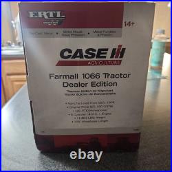 Case 1/16 International Harvester 1066 Tractor Ertl # 14483 Dealer Edition