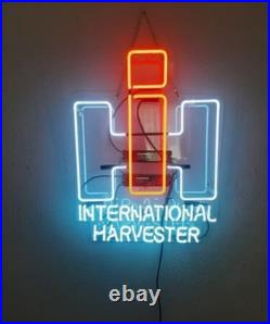 Case IH International Harvester Tractor Acrylic 20x16 Neon Sign Lamp Light