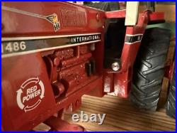 Custom Built 1/16 International Harvester 1486 Red Power Branding Irons, WithDuals