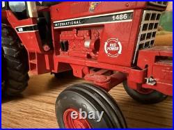 Custom Built 1/16 International Harvester 1486 Red Power Branding Irons, WithDuals