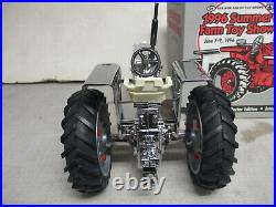 Custom Silver Chrome IH Model 856 Toy Tractor 1996 Summer Toy Show 1/16 Scale