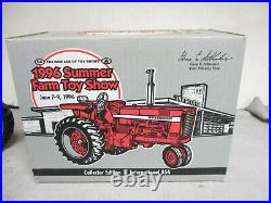 Custom Silver Chrome IH Model 856 Toy Tractor 1996 Summer Toy Show 1/16 Scale