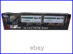 Die-Cast Promotion DCP R&L Carriers International Tractor Trailer with pups 30692