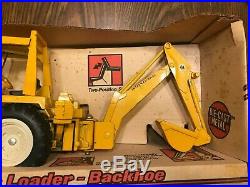 ERTL Diecast Metal Tractor Loader Backhoe 1/16 Scale