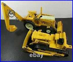 ERTL International 3444 Harvester Backhoe & TD 25 Bulldozer Tractor Vintage Lot