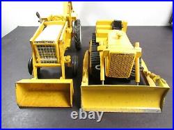 ERTL International 3444 Harvester Backhoe & TD 25 Bulldozer Tractor Vintage Lot