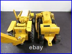 ERTL International 3444 Harvester Backhoe & TD 25 Bulldozer Tractor Vintage Lot