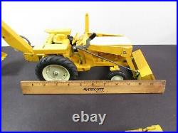 ERTL International 3444 Harvester Backhoe & TD 25 Bulldozer Tractor Vintage Lot