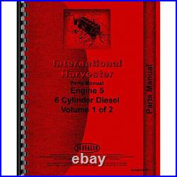 Engine Parts Manual Fits International Harvester 7488 Tractor