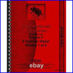 Engine Parts Manual for International Harvester 5088 Tractor