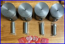 Engine Pistons for Case IH and International Harvester Tractors. Set of 4. NOB