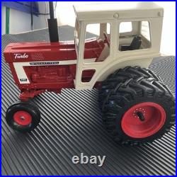 Ertl 116 International 1466 Turbo WF Tractor withCab & Dual Rear Wheels 1970s
