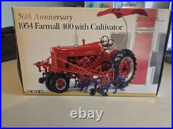 Ertl 1954 Farmall 400 Tractor with Cultivator 50th Anniversary Die-Cast