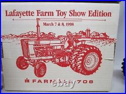 Ertl 1/16 1998 Lafayette Farm Show Edition Farmall IH 706 Tractor with Duals NIB