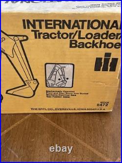 Ertl 1/16 Diecast International Harvester Toy Tractor Loader Backhoe 472 Read