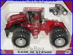Ertl 1/16 Ih Case International Stx500 Ce W Duals Tractor W 1/64 Chrome Tractor