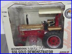 Ertl 1/16 Ih International Harvester Farmall 656 Gold Demonstrator Tractor Nice