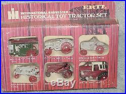 Ertl 1/64 Ih International Harvester Old Historical 6 Piece Tractor Set