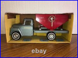 Ertl Blue Box, Rare Gray Cab International Harvestor Gravity Feed Truck