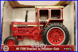 Ertl Custom 756 International Tractor & Hiniker 1300 Cab Diecast Tractor Replica