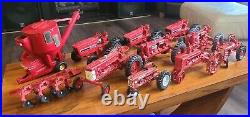 Ertl Farmall + International Harvester Die-Cast Tractors Mostly 1/16 11 Pcs