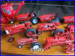 Ertl Farmall + International Harvester Die-Cast Tractors Mostly 1/16 11 Pcs
