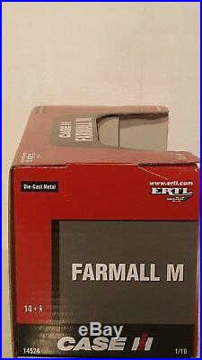 Ertl Farmall M 1/16 diecast metal farm tractor replica collectible