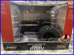 Ertl International Harvester 1066 Tractor With Duals, 1/16 Scale. BLACK CHASER