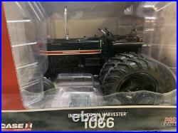 Ertl International Harvester 1066 Tractor With Duals, 1/16 Scale. BLACK CHASER